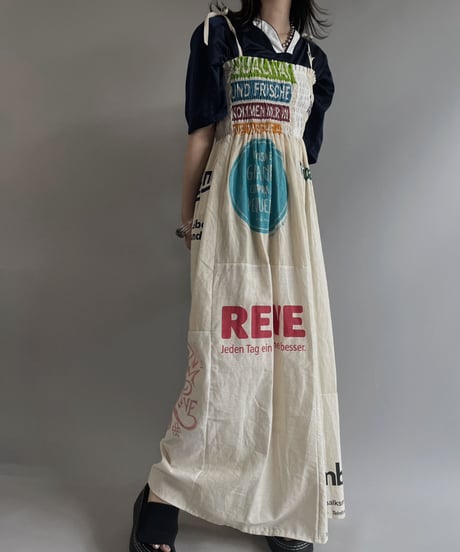 【RE;CIRCLE】RE Eco-Friendly Bag Shirring One-piece / 230622-014