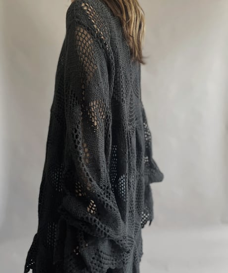 【RE;CIRCLE】 RE Crochet One-piece Black / 230330-008