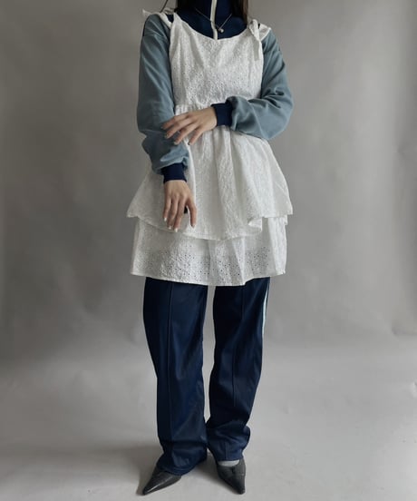 【USED】 White Cotton Top Camisole One-piece / 230318-006