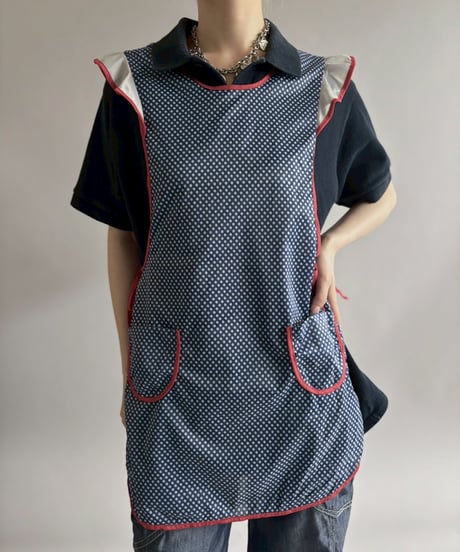 【USED】 Dot Pattern Euro Apron / 260425-027