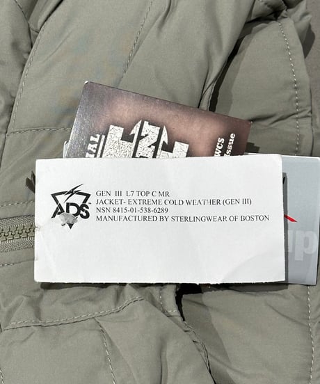 【Dead Stock】 U.S Army ECWCS Level7 Primaloft Parka / 251124-001