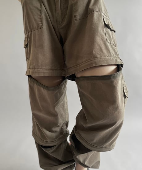【USED】BERTO LUCCI Convertible Pants / 240608-012