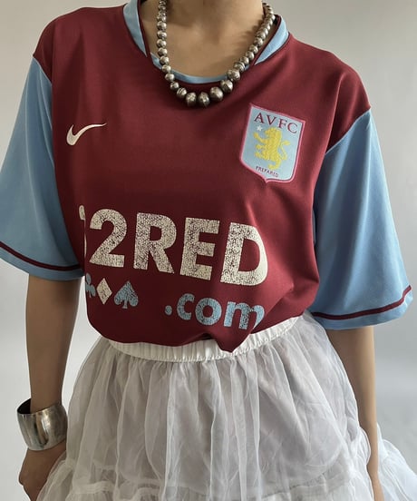 【USED】 Nike ASTON VILLA Soccer Shirt /240831-023
