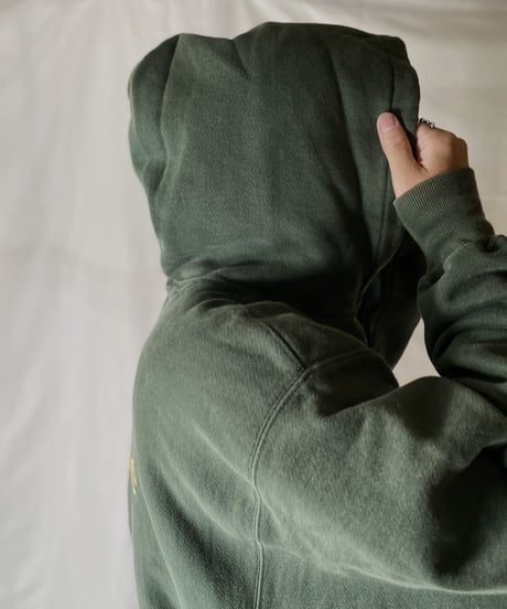 【USED】  Champion Reverse Weave Hoodie Tuche Real Estate/210902-039