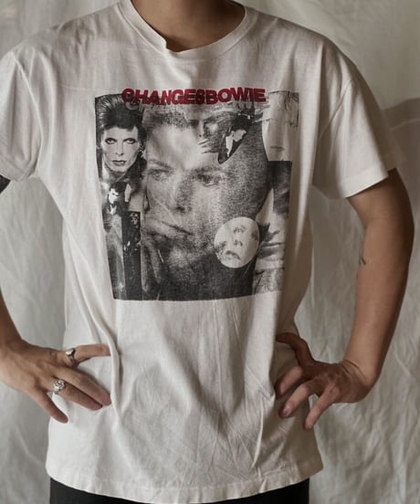 【USED】 S/S T-shirt David Bowie "CHANGESBOWIE"/210526-005