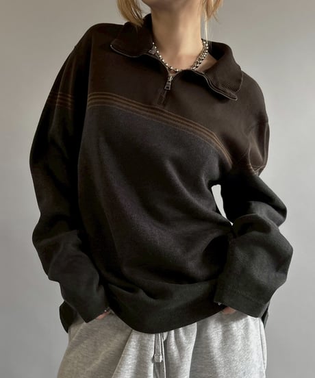 【USED】 BANANA REPUBLIC Half Zip Knit /251025-018