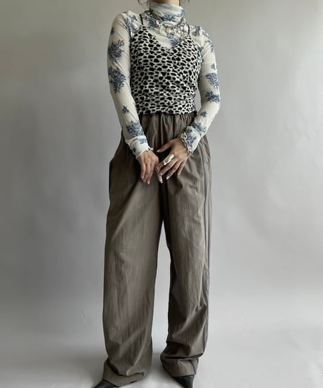 【USED】 Leopard Pattered Camisole Bra Top /240914-005