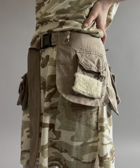 【RE;CIRCLE】  RE Fishing Vest Belt Bag / 260601-006