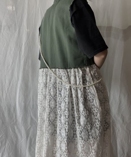 【RE;CIRCLE】 RE Lace×Fatique N/S One-piece②/210714-013