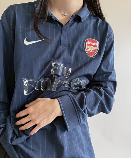 【USED】 Nike 09~10's Arsenal Soccer Shirt/ 250607-043