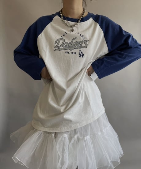 【USED】 S/S Dodgers raglan T-shirt / 230603-006