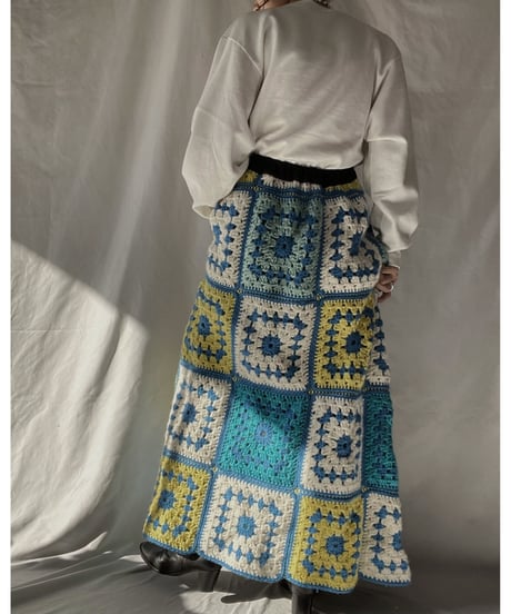 【RE;CIRCLE】 RE Granny Long Skirt⑦/211216-048