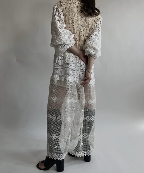 【RE;CIRCLE】 RE Crochet Lace One-piece / 220427-038