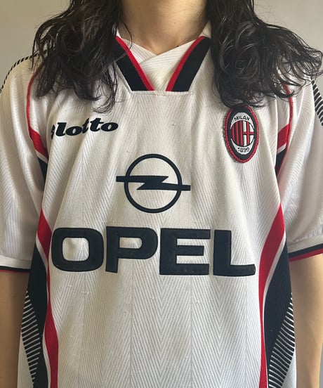 【USED 】Lotto AC MILAN Soccer Shirt /240603-014