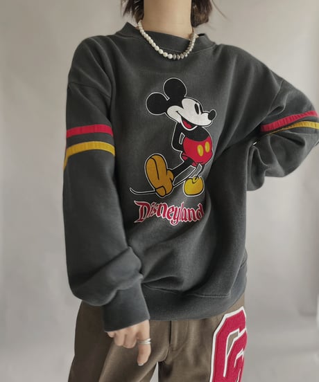 【USED】 Disney Micky Sweat Shirt / 230128-015