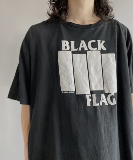 【USED】  Band T-shirt BLACK FLAG /230703-025