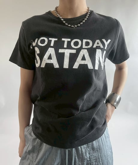 【USED】 RESIZED 00s NOT TODAY SATAN T-Shirt / 250830-026