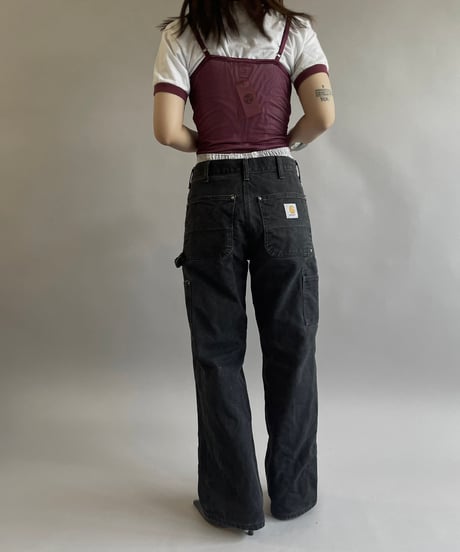 【USED】 Made in USA 80's Champion HARBARD Ringer T-Shirt  /240629-025