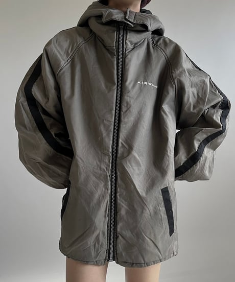 【USED】 AIR WALK Reversible Hooded Jacket /241228-014