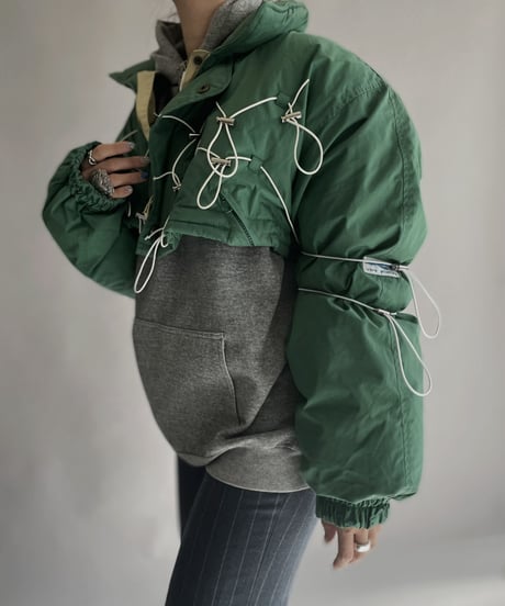 【RE;CIRCLE】 RE Draw Code Short Down Jacket / 230126-004