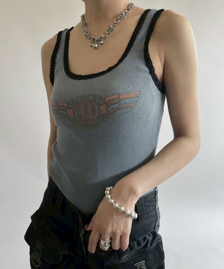 【USED】 Made in USA HARLEY-DAVIDSON Tank Top / 250526-021