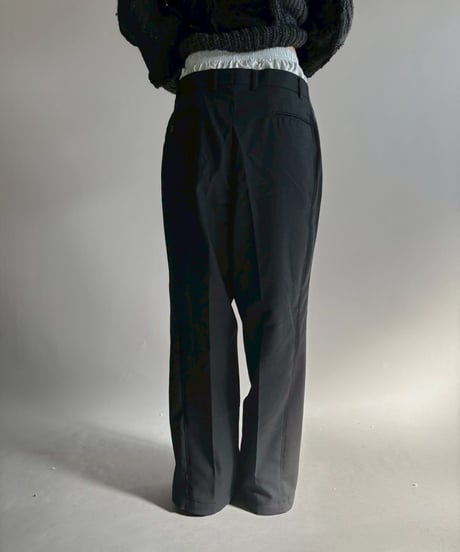 【RE;CIRCLE】 RE Suit Stencil Layered Slacks / Ivory / 251106-004