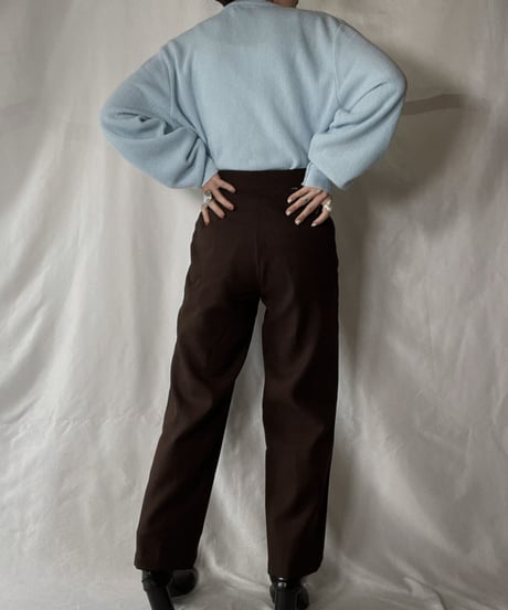 【USED】   LACOSTE Knit Top②/211126-008