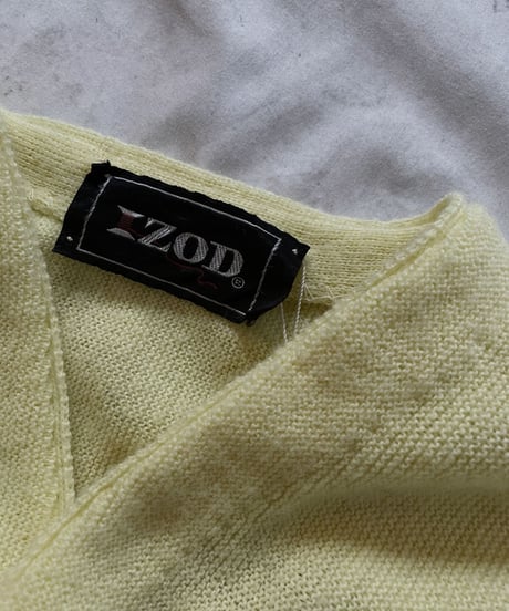 【USED】 LACOSTE Acrylic Knit Cardigan  ⑥ / 220111-007