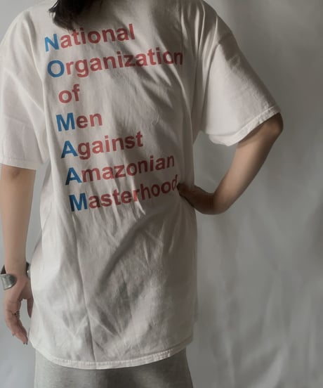 【USED】 S/S T-shirt "NO MA'AM"/210801-025