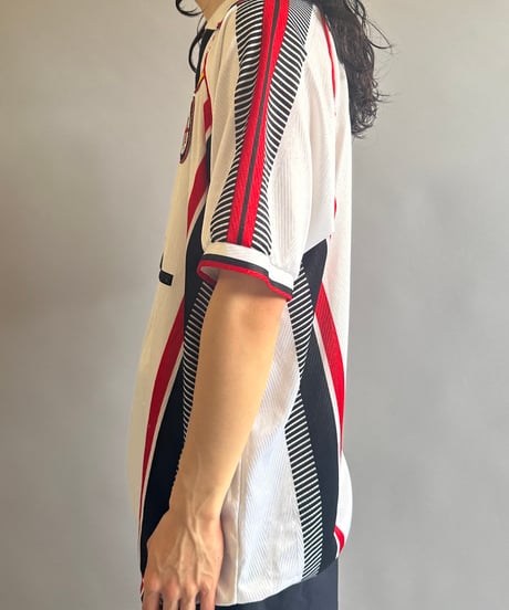 【USED 】Lotto AC MILAN Soccer Shirt /240603-014