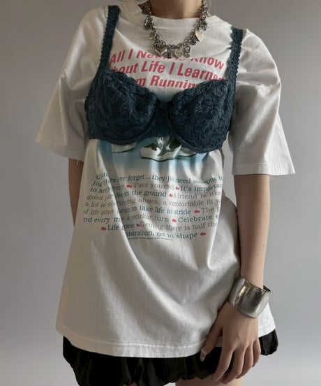 【USED】 Lace Pattern Camisole Bra Top / 260622-027