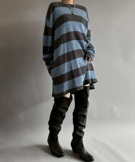 【USED】 Border Thermal L/S T-Shirt /251025-007