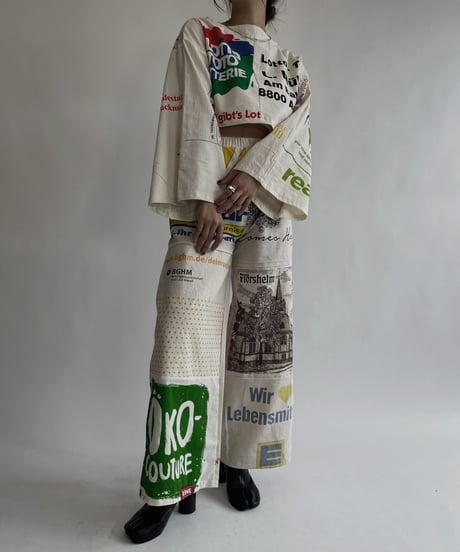 【RE;CIRCLE】 RE Eco-Friendly Bag Straight Pants / 220825-009