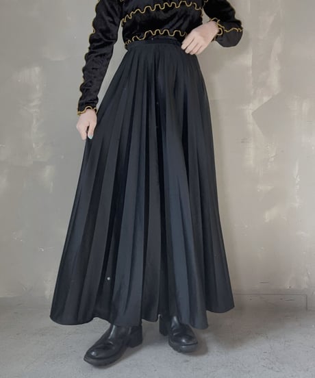 【USED】　Poly Long Skirt③/ 220212-054