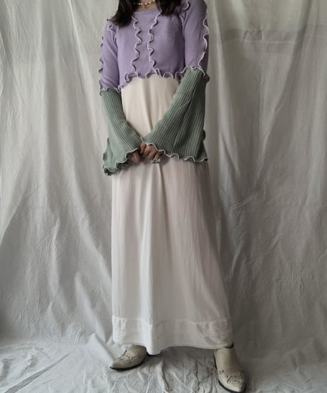 【USED】 Poly Slip Camisole② /210604-050