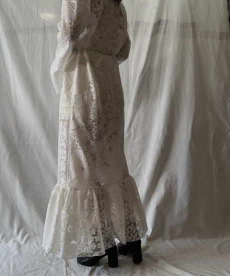 【RE;CIRCLE】 RE Lace Flare One-piece/210611-031