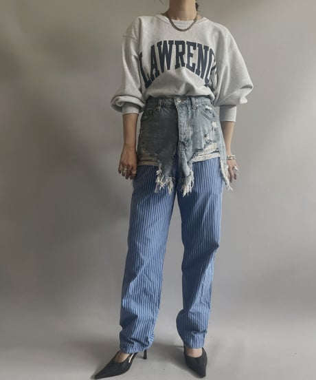 【USED 】CUT OFF Denim Skirt / 231014-001