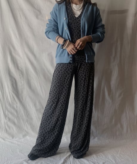 【USED】 Acrylic Knit Cardigan② /210303-002