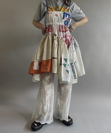【RE;CIRCLE】RE Eco-Friendly Bag Code Camisole Middle One-piece / 240613-007