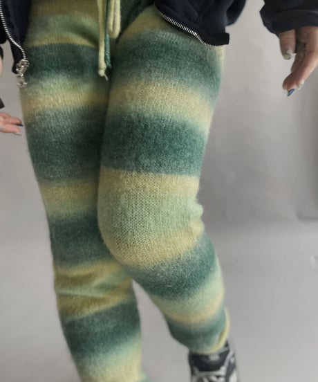 【USED】 Striped Knit Pants / 230211-016