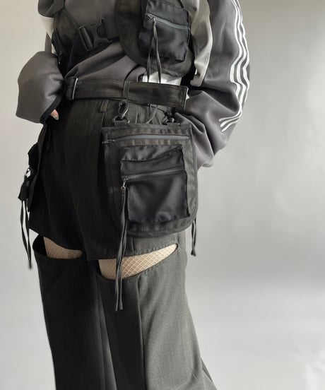 【RE;CIRCLE】 Re Suit Waist Belt Bag/ 241003-018