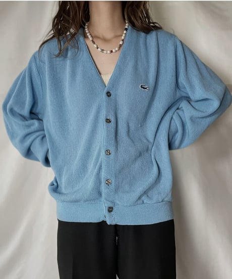 【USED】   LACOSTE Knit Cardigan⑩/211126-018