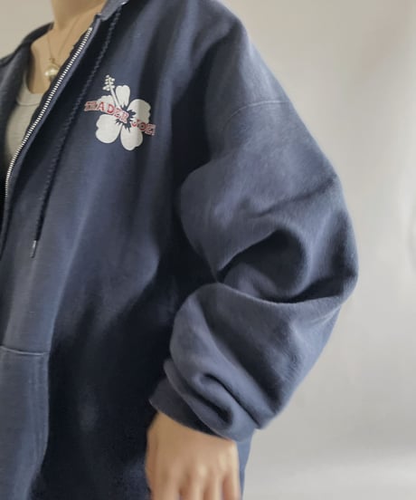【USED】 Hanes Trader Joe's Zipup Hoodie / 221210-029