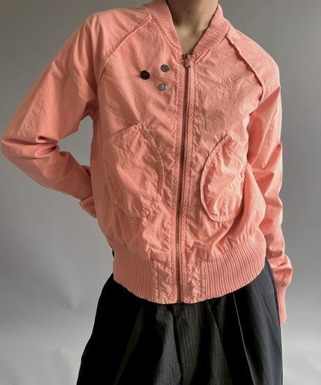【USED】 DIESEL Nylon Ribbed Short Blouson /MS2510-008