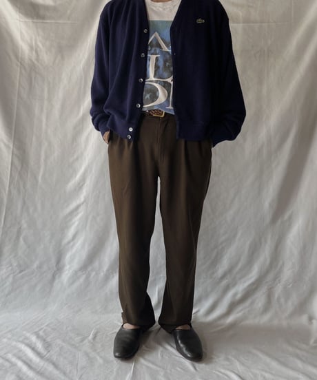 【USED】   LACOSTE Knit Cardigan③/211007-004