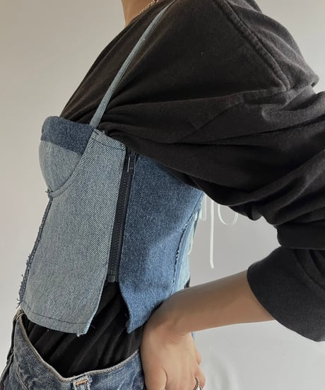 【RE;CIRCLE】 Re Corset Denim  /  240926-011