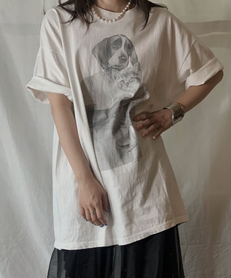 【USED】S/S T-shirt DOG⑩/210604-023
