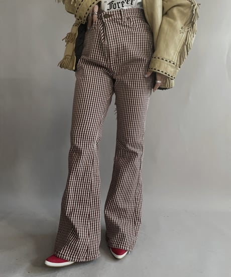 【USED】 Lee Vintage Modern Checked Pants / 230102-004