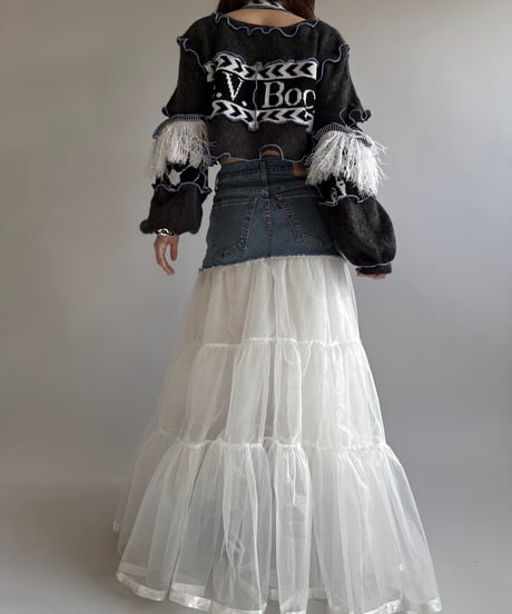 【RE;CIRCLE】 RE Mellow Knit Top + Muffler  /  241226-012