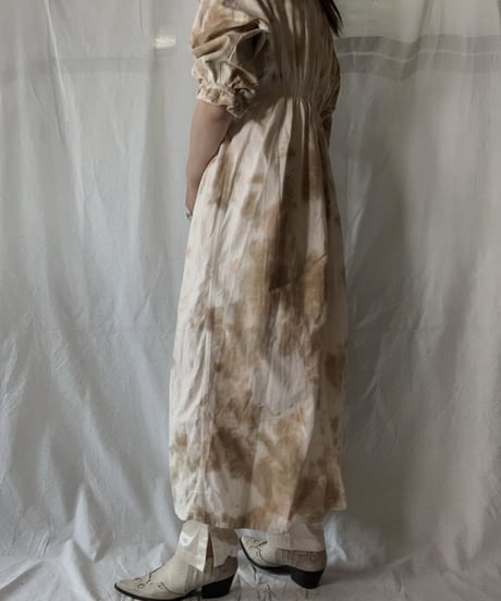 【RE;CIRCLE】 RE Medical Tie Dye S/S Gown④/210613-016